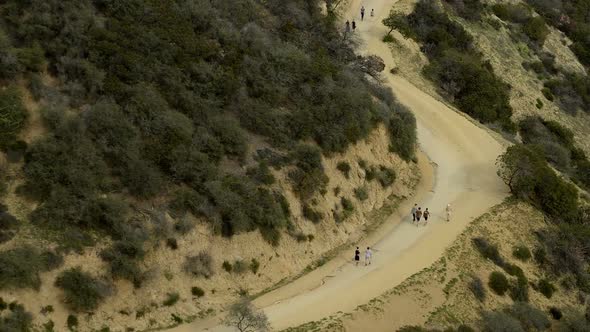 People Hiking On Trail 2
