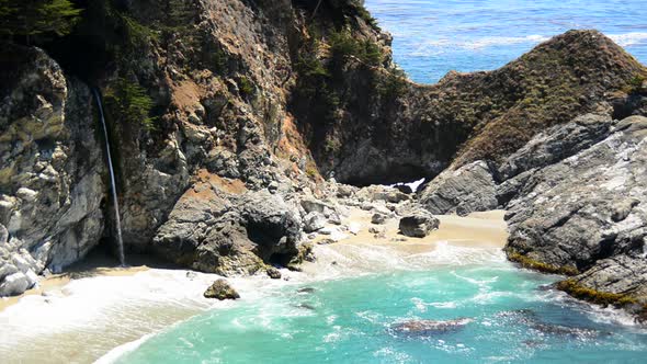 Mcway Falls Beach, Big Sur California 2