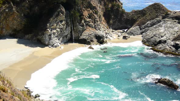 Mcway Falls Beach, Big Sur California 5