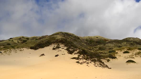 Clouds Passing Over Sand Dune 3