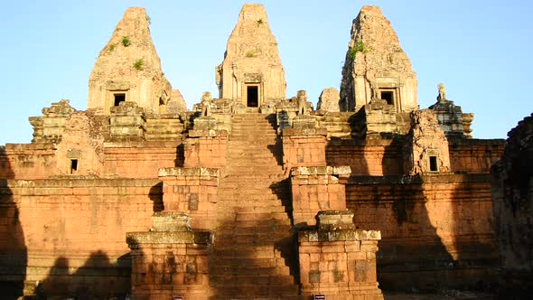 Ancient Temple In The Morning - Angkor Wat Temple Complex, Cambodia