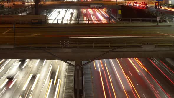 Traffic On Busy 10 Freeway In Downtown Los Angeles 2 alt