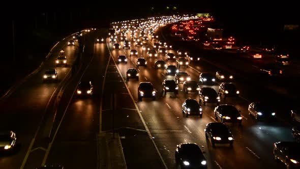 Evening Rush Hour Traffic In Los Angeles 1 alt