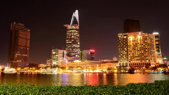 Scenic Ho Chi Minh City (Saigon) Skyline At Night - Vietnam 17