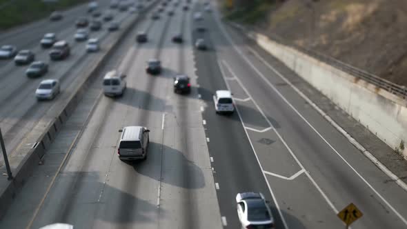 Traffic On The 101 Freeway Los Angeles 1