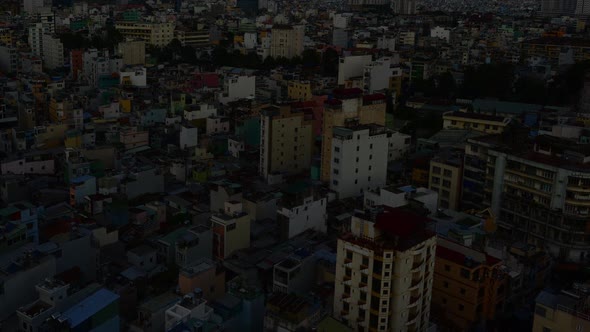 Shadows Sweeping Across Rooftops In Ho Chi Minh City Vietnam 2 alt