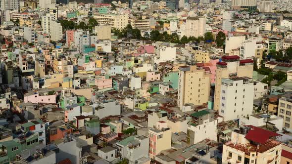 Shadows Sweeping Across Rooftops In Ho Chi Minh City Vietnam 6