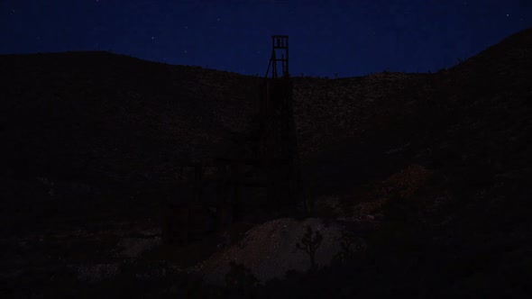 Abandon Gold Mine At Sunset 1