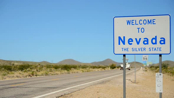 California Nevada State Border 1