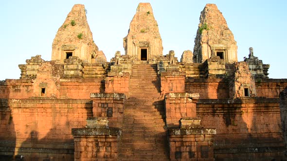 Ancient Temple In The Morning - Angkor Wat Temple Complex, Cambodia