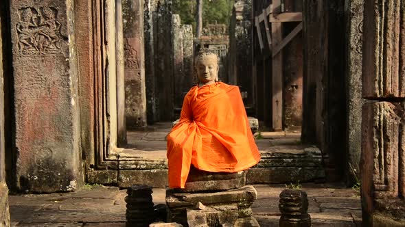 Buddha In Ancient Temple  - Angkor Wat Temple Cambodia 3 alt