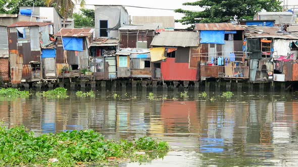Shacks On The Saigon River - Ho Chi Minh City (Saigon)  Vietnam 8 alt