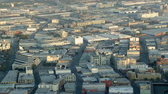 Shadows Move Across Los Angeles City alt