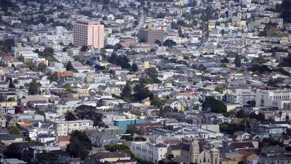 Cloud Pass Over San Francisco Skyline - Time Lapse - 4k 2 alt