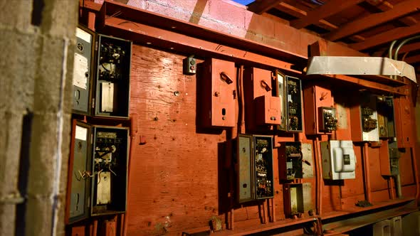 Time Lapse Pan Of Abandon Mine At Night 5 alt