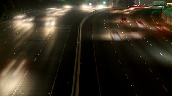Busy Highway At Night, Los Angeles 5 alt