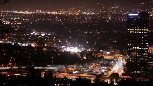 The San Fernando Valley At Night - Los Angeles 1 alt