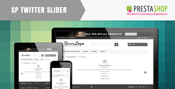 SP Twitter Sider - Responsive Prestashop Module