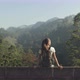 Young Girl Alone Sitting on Bridge - VideoHive Item for Sale