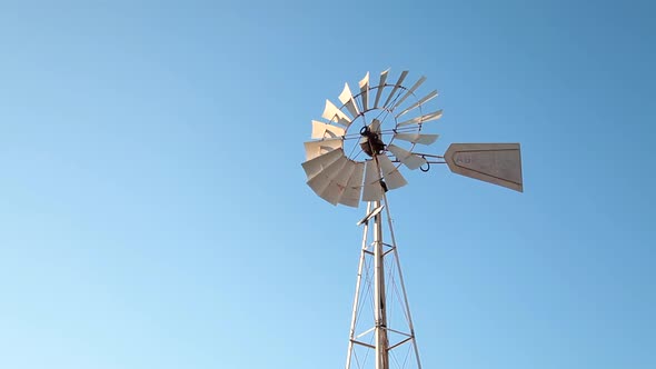 Spinning Windmill Water Pump