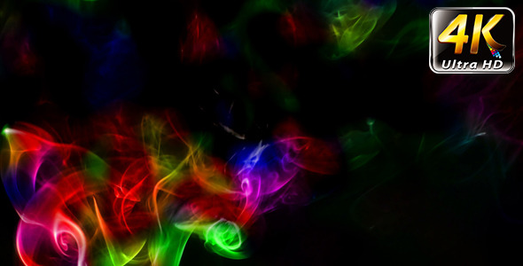 Abstract Colorful Fluid Smoke Element Turbulence 7