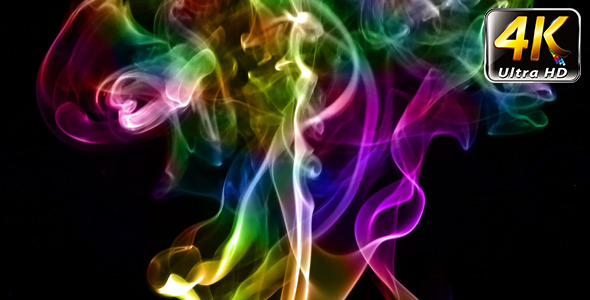 Abstract Colorful Fluid Smoke Element Turbulence 8