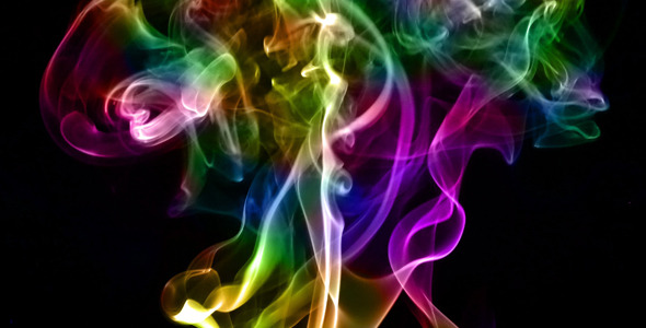 Abstract Colorful Fluid Smoke Element Turbulence 8