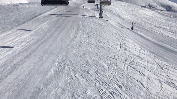 Gudauri Chair Lifts  Tilt Up Pov