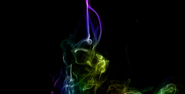 Abstract Colorful Fluid Smoke Element Turbulence 3