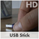 Hand Picking Up USB Stick / Hand Putting Down - VideoHive Item for Sale