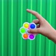 Kid Hand Twists Pinwheel and Colorfull Simple Dimple Toy. - VideoHive Item for Sale