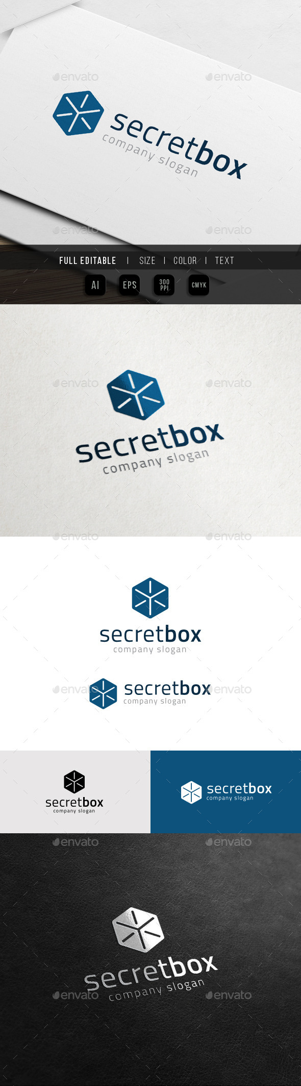 Secret Data Box - Cube Security System Logo