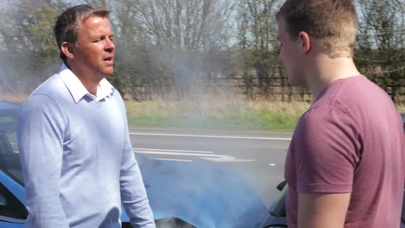 Two Drivers Arguing After Traffic Accident 3