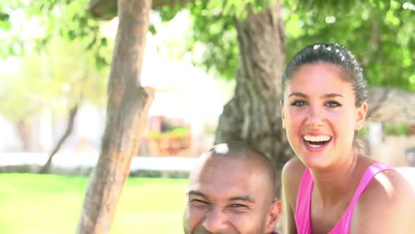 Couple Having Fun In Park Together 1 alt