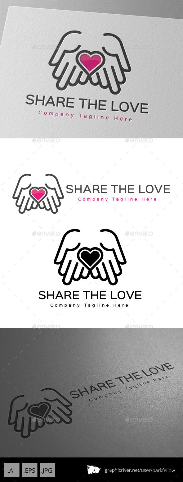 Share The Love Logo Design