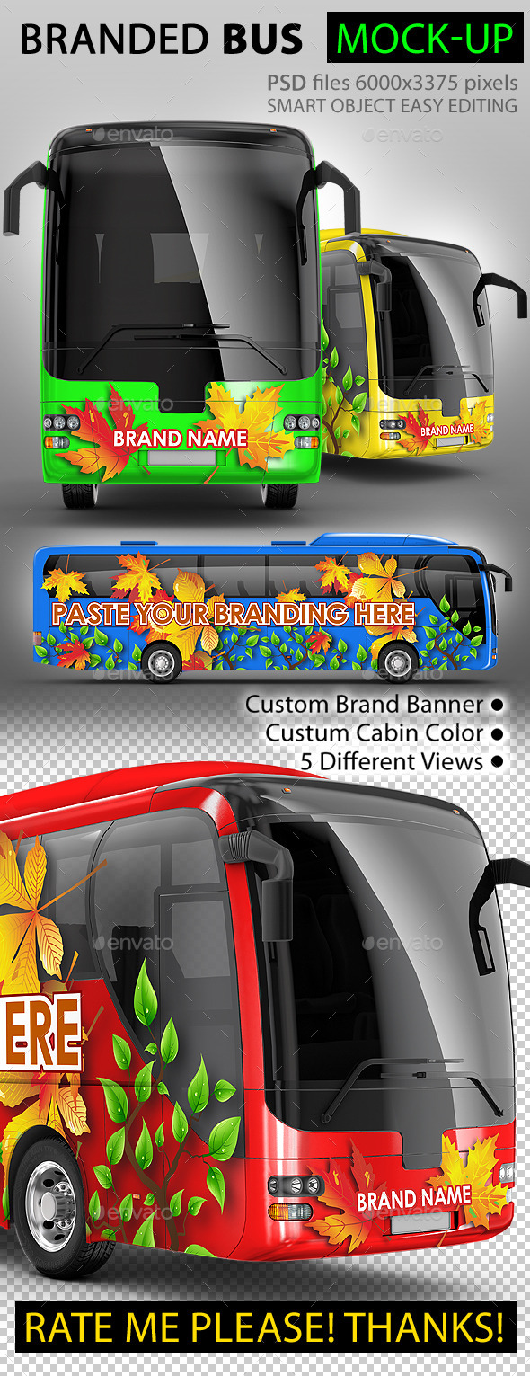 Bus, Coach Bus, Tourist bus, mock-up