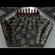 Chessboard for Three Players and Pieces - 3DOcean Item for Sale