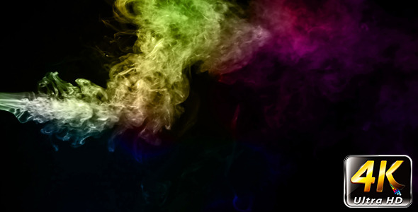 Abstract Colorful Smoke Turbulence 2