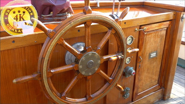 The Stirring Wheel of the Old Viking Ship