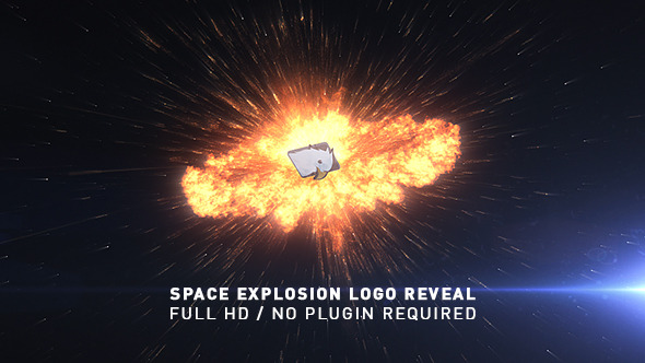 Space Explosion Logo Reveal