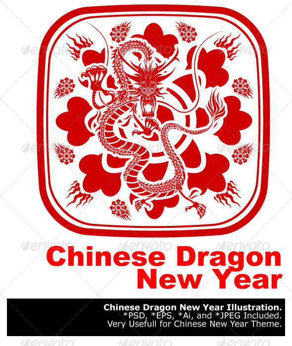 Chinese Dragon New Year
