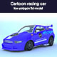 Cartoon racing car  - 3DOcean Item for Sale
