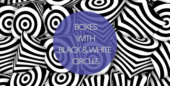 Boxes With Black & White Circles