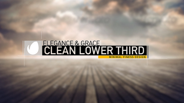 Clean Lower Third