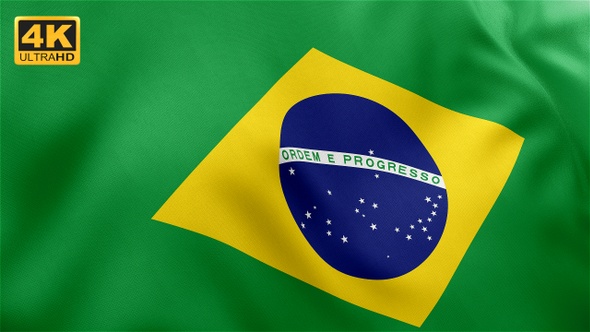 Brazil Flag - 4K