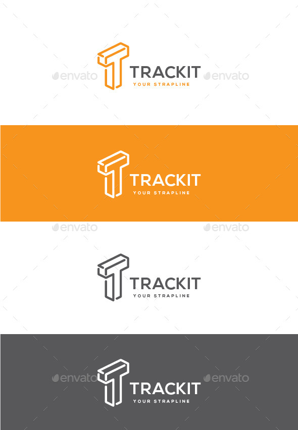 Trackit Letter T Logo