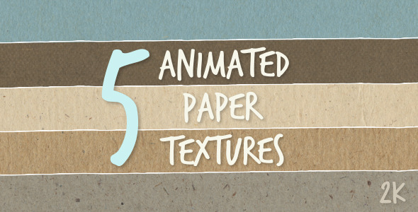 5 Animated Paper Textures