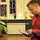 Man with the Tablet in a Beautiful Interior - VideoHive Item for Sale