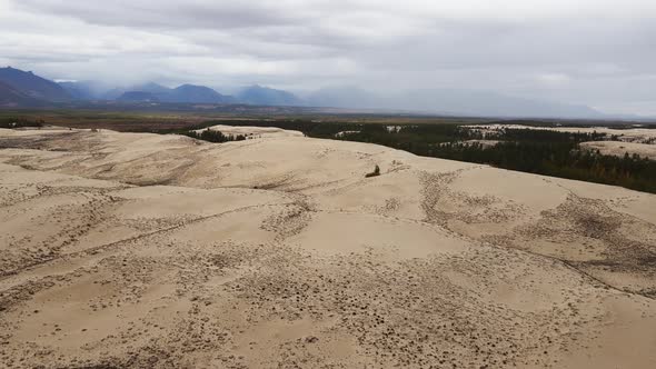 Chara Sands is a Tract Which is a Sandy Massif in the TransBaikal Territory