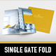 Modern Project Gate Fold Flyer - GraphicRiver Item for Sale